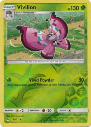 Vivillon - 8/131 - Reverse