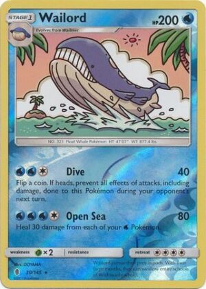Wailord - 30/145 - Reverse