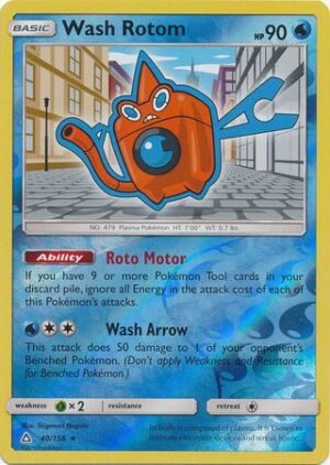 Wash Rotom - 40/156 - Reverse