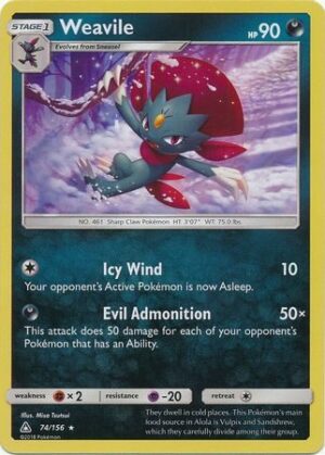 Weavile - 74/156 (Holo)
