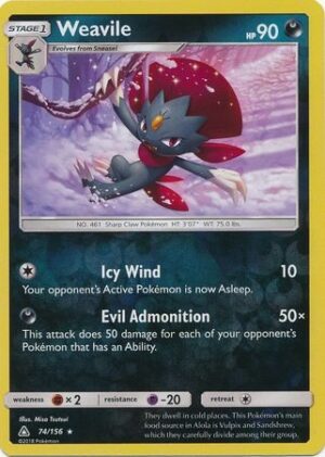 Weavile - 74/156 - Reverse