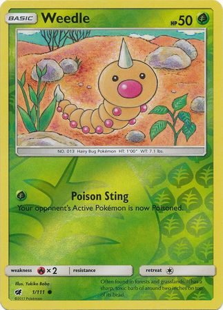 Weedle - 1/111 - Reverse