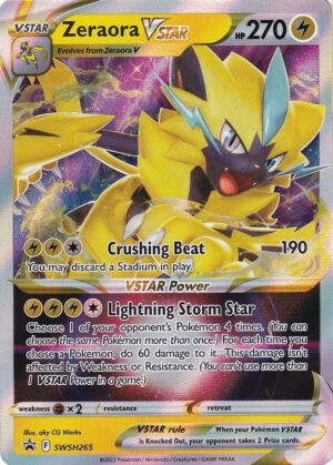 Zeraora VSTAR - SWSH265 - JUMBOkort