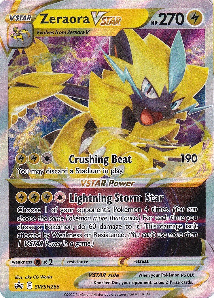 Zeraora VSTAR - SWSH265 - JUMBOkort
