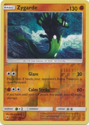 Zygarde - 72/131 - Reverse