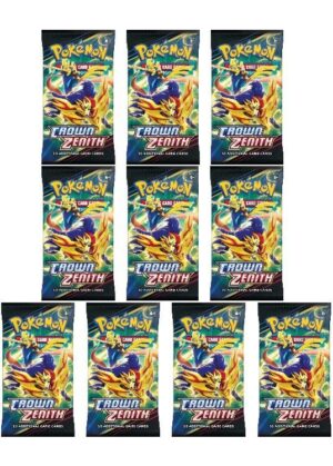 10 Booster Pakker fra SWSH Crown Zenith.