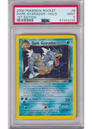 Dark Gyarados 8/82 1st Edition PSA 9