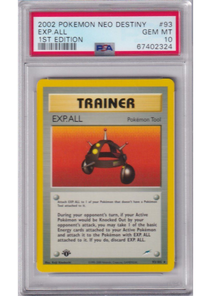 EXP.ALL 93/105 1st Edition PSA 10