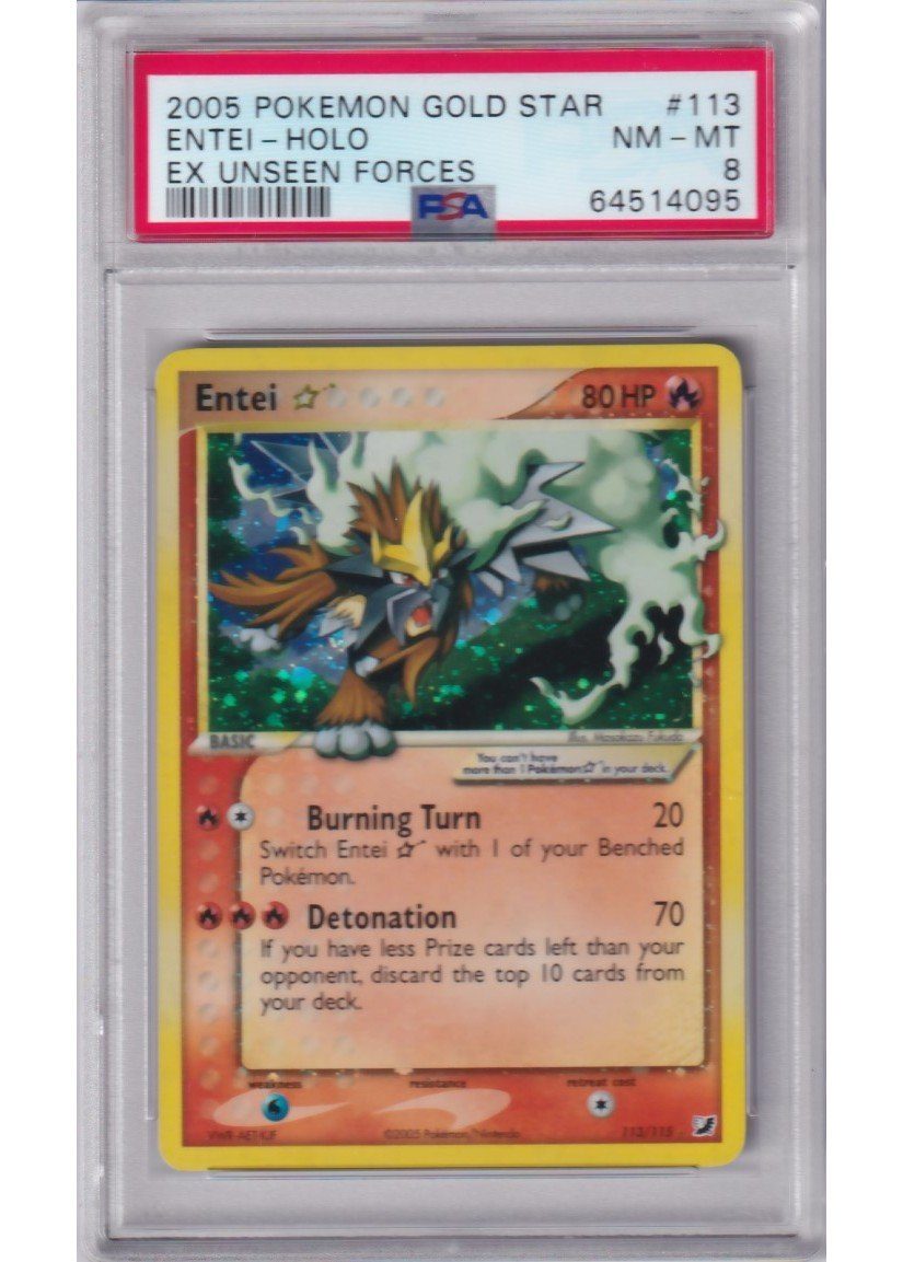 Entei * 113/115 PSA 8