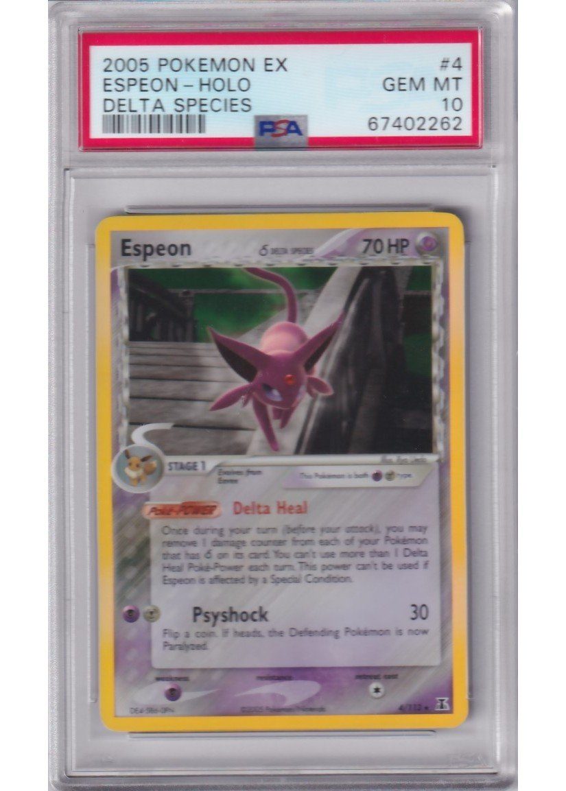 Espeon δ 4/113 PSA 10