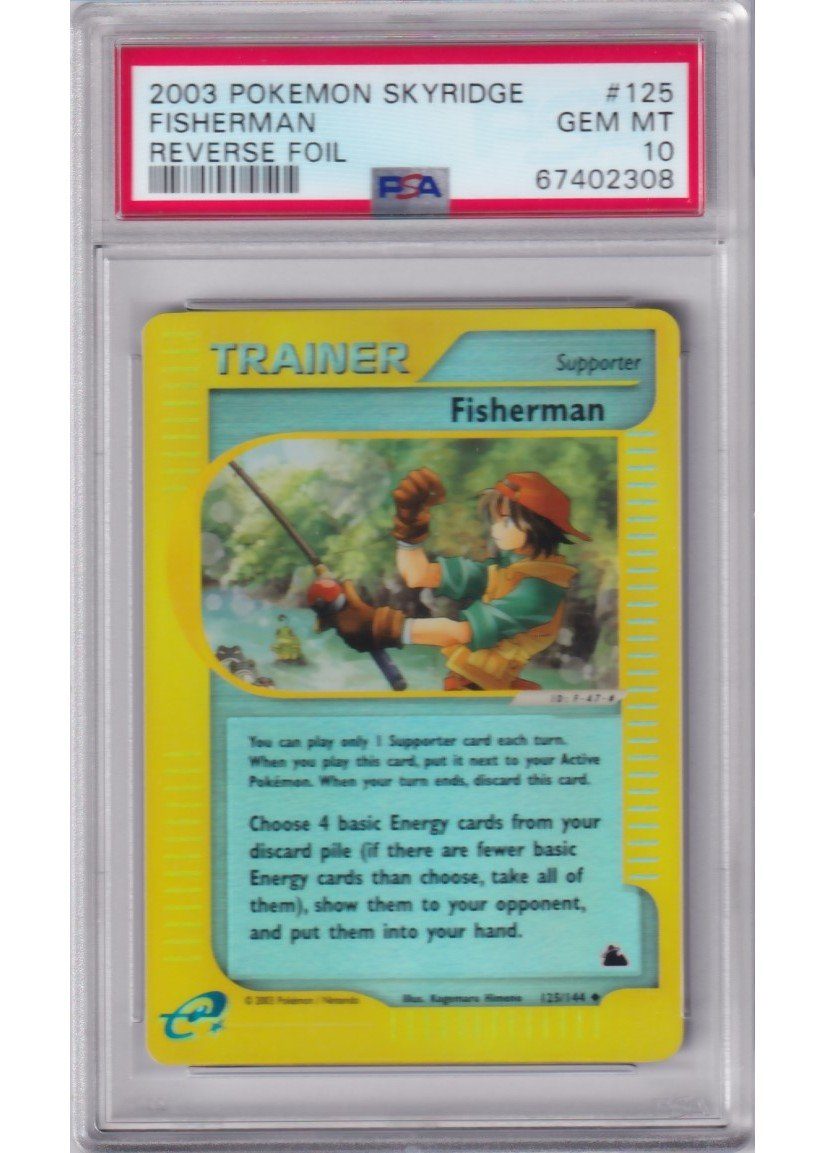 Fisherman PSA 10 - Gradede pokemon kort p Pokemons.dk