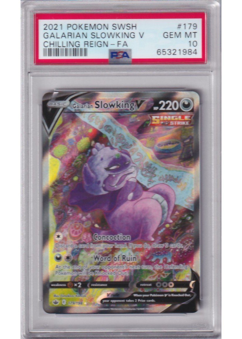 Galarian Slowking V 179/198 PSA 10