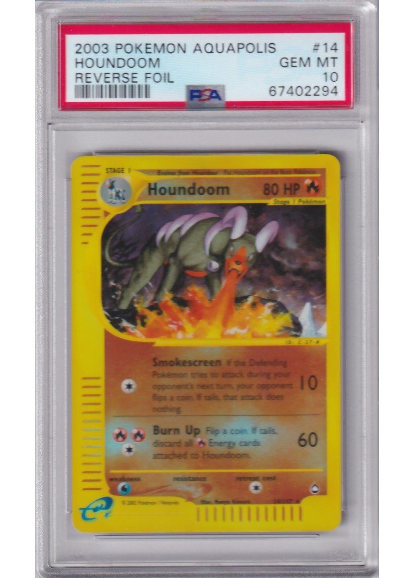 Houndoom 14/147 Reverse Foil PSA 10