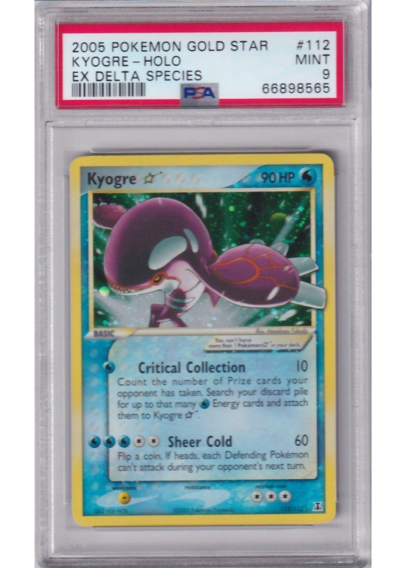 Kyogre * 112/113 PSA 9