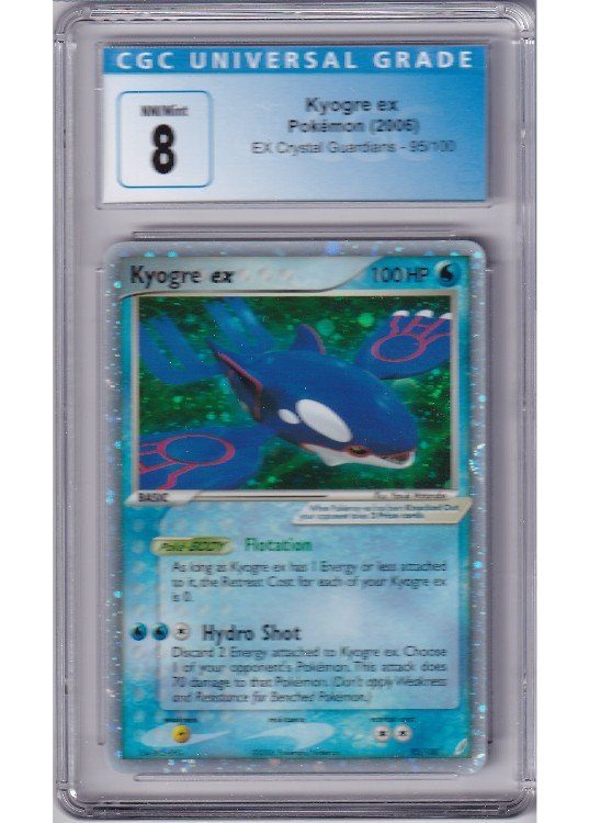 Kyogre ex 95/100 CGC 8