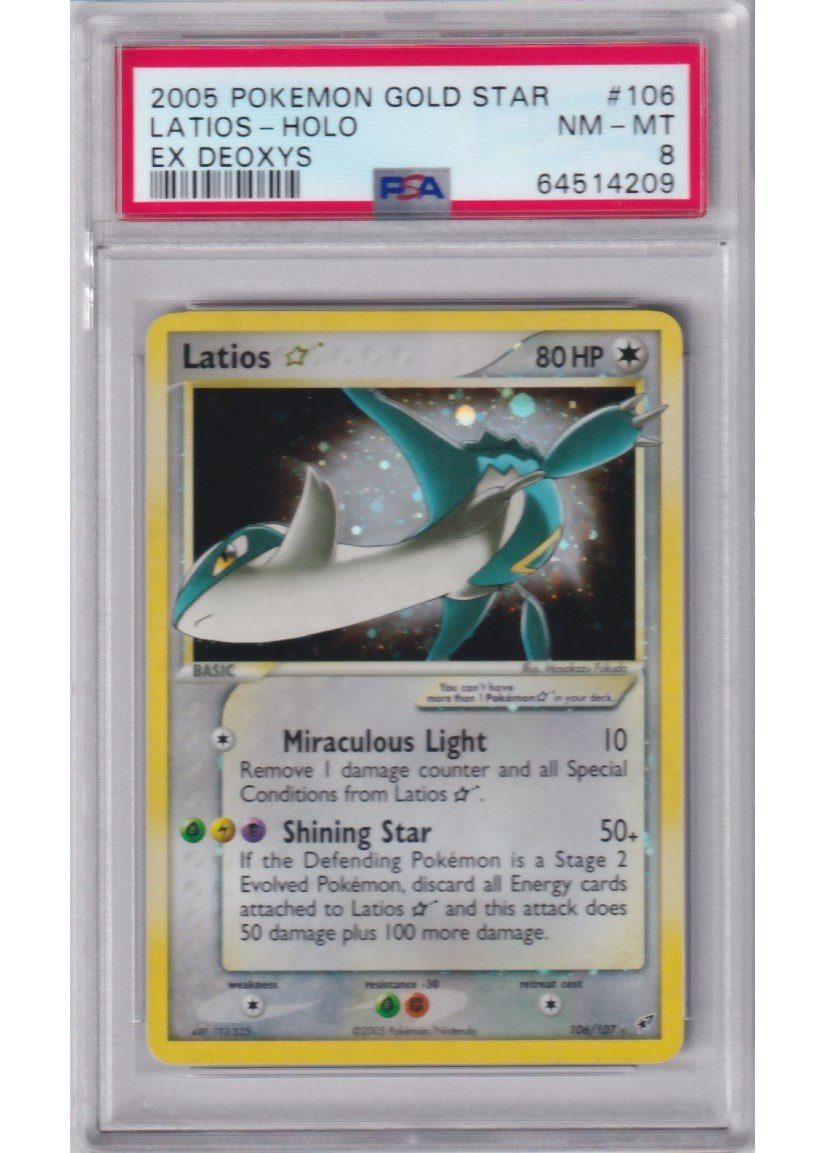 Latios * 106/107 PSA 8