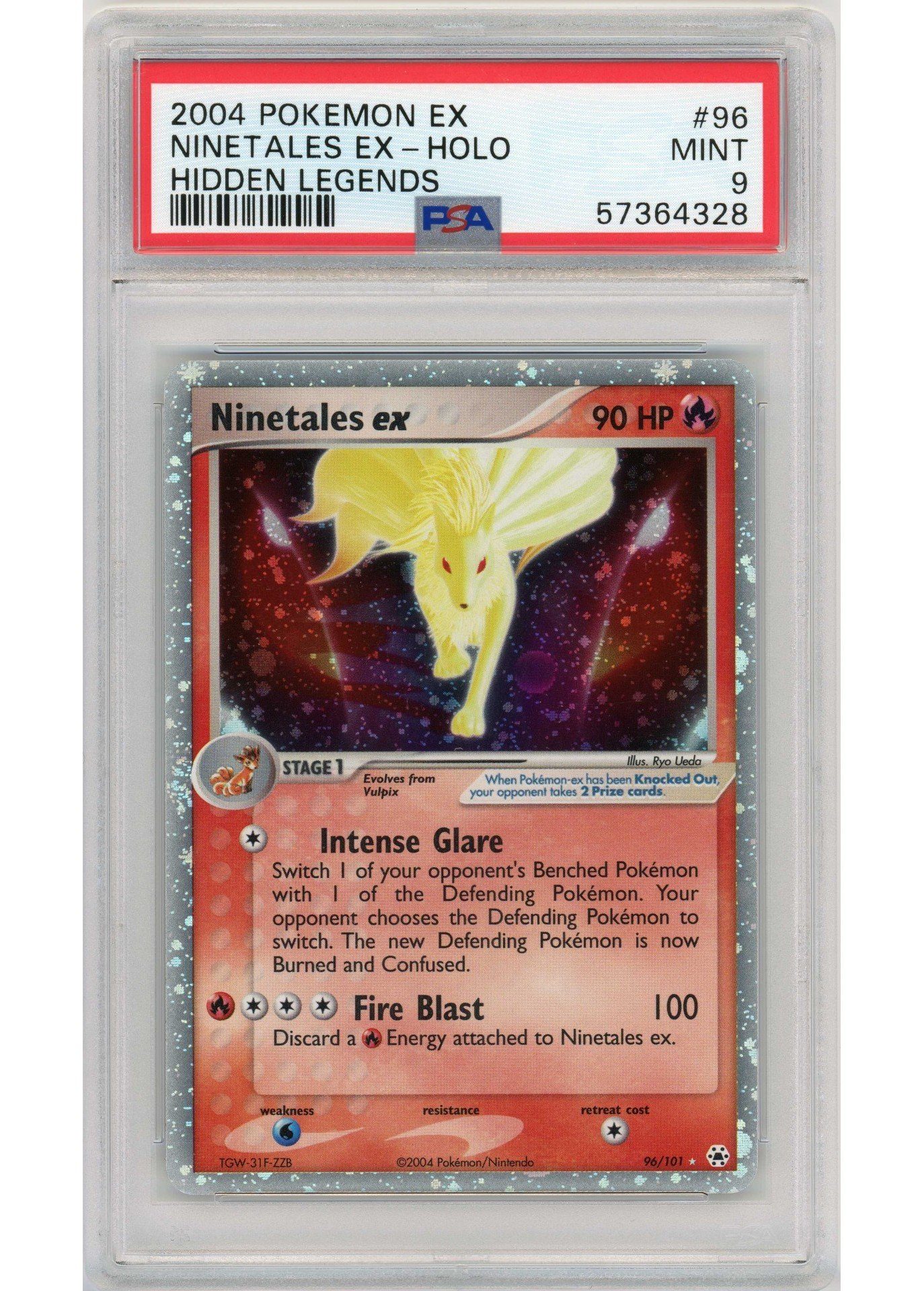 Ninetales ex 96/101 PSA 9