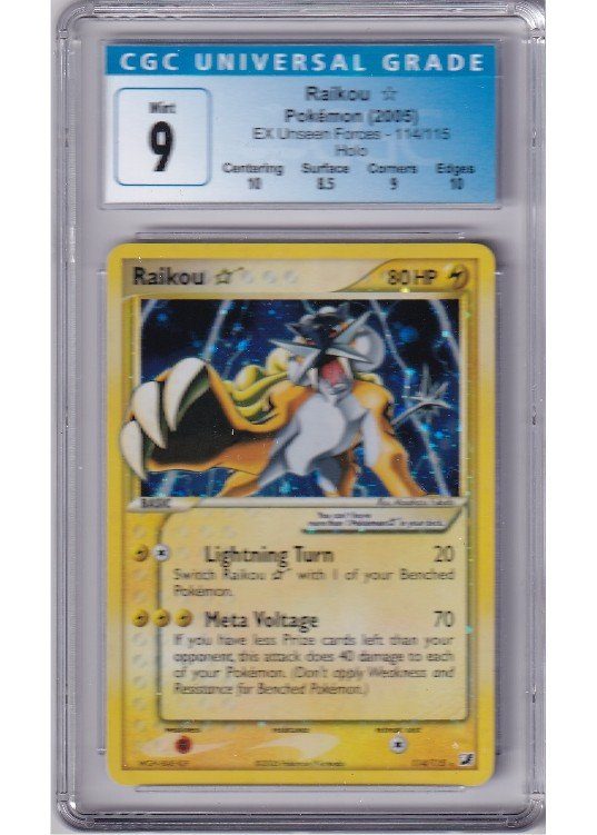 Raikou * 114/115 CGC 9