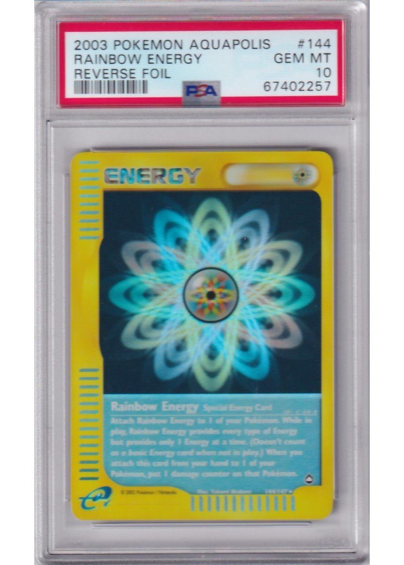 Rainbow Energy 144/147 Reverse Foil PSA 10