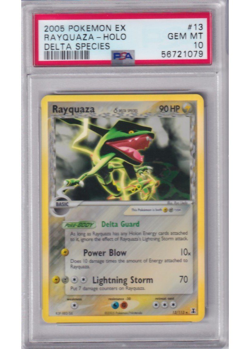 Rayquaza &delta; 13/113 PSA 10