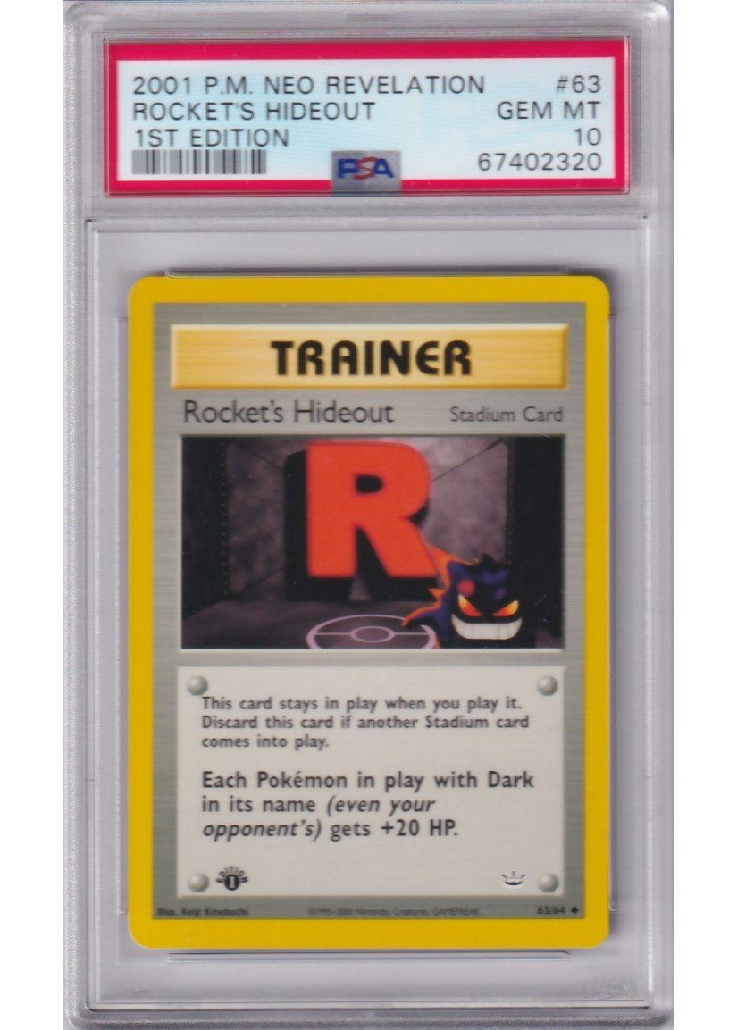 Rocket's Hideout 63/64 1st Edition PSA 10