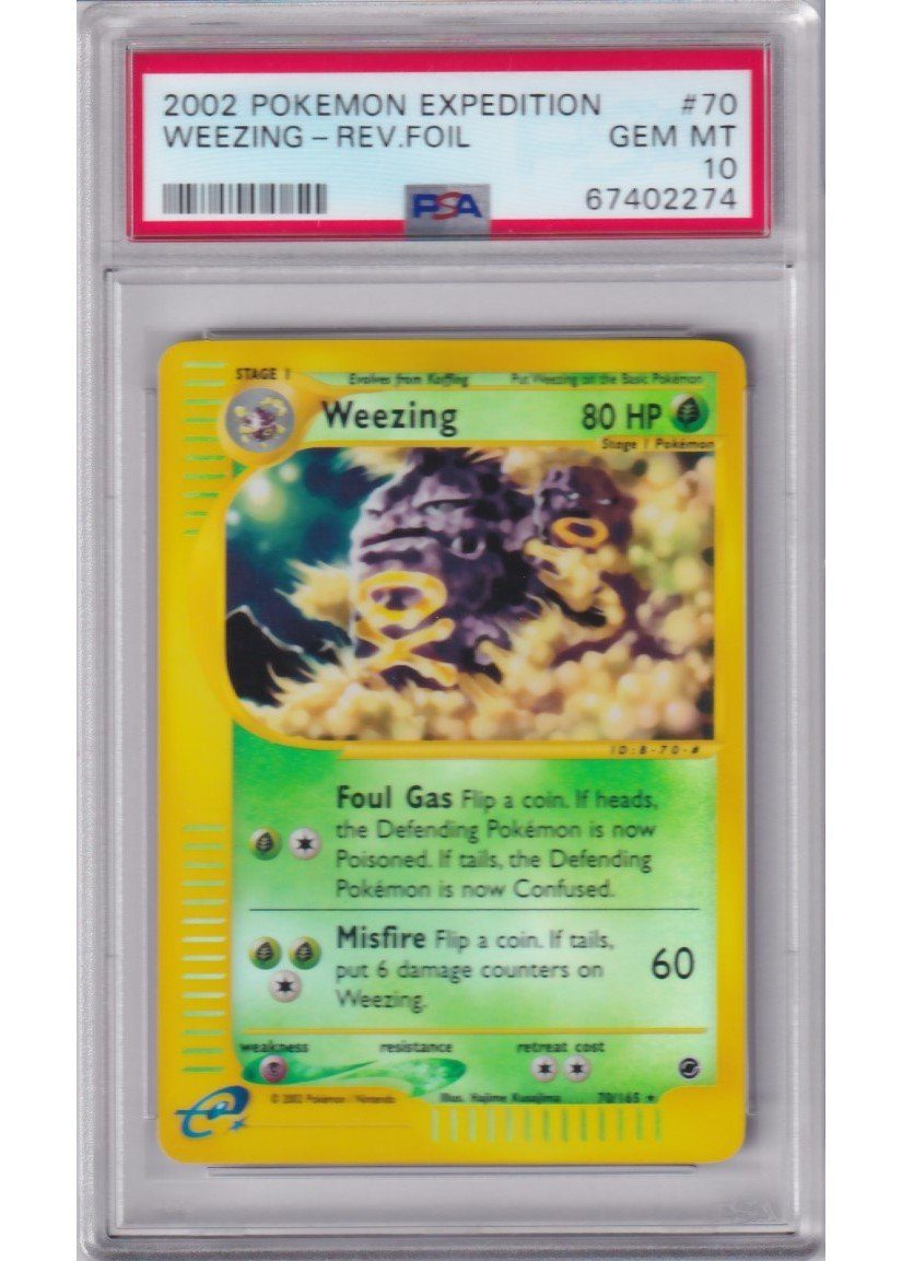 Weezing 70/165 Reverse Foil PSA 10