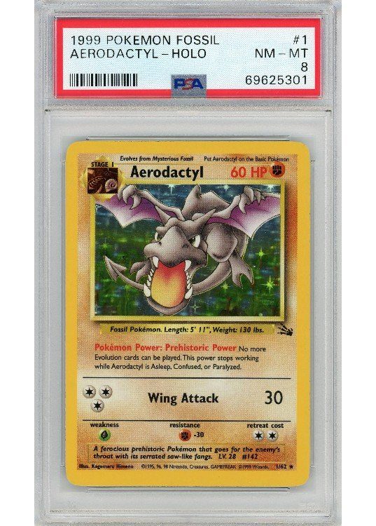 Aerodactyl 1/62 PSA 8