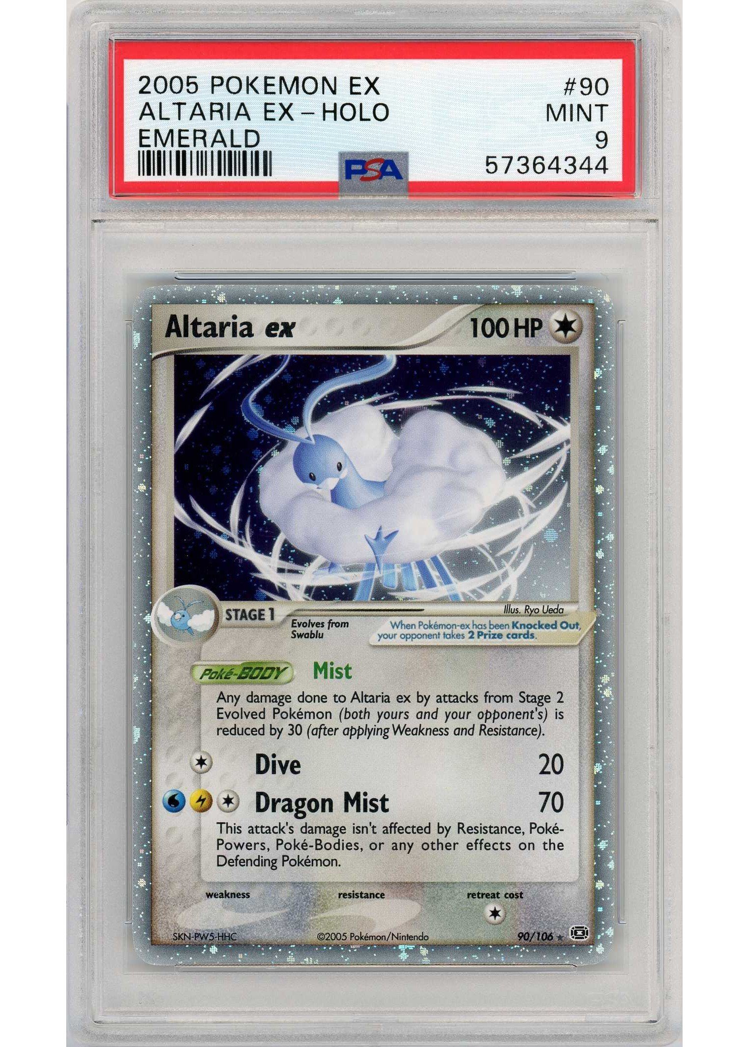 Altaria ex PSA 9 - Gradede pokemon kort p Pokemons.dk