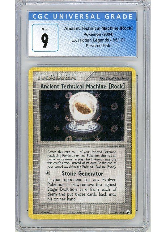 Ancient Technical Machine [Rock] 85/101 Reverse Foil CGC 9
