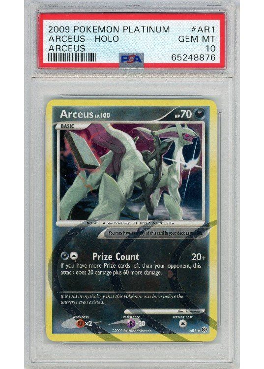 Arceus LV.100 AR1 PSA 10