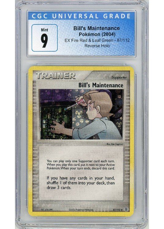Bill’s Maintenance – 87/110 – Reverse Foil – CGC 9