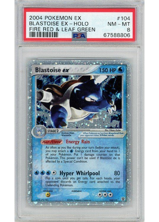 Blastoise ex 104/112 PSA 8