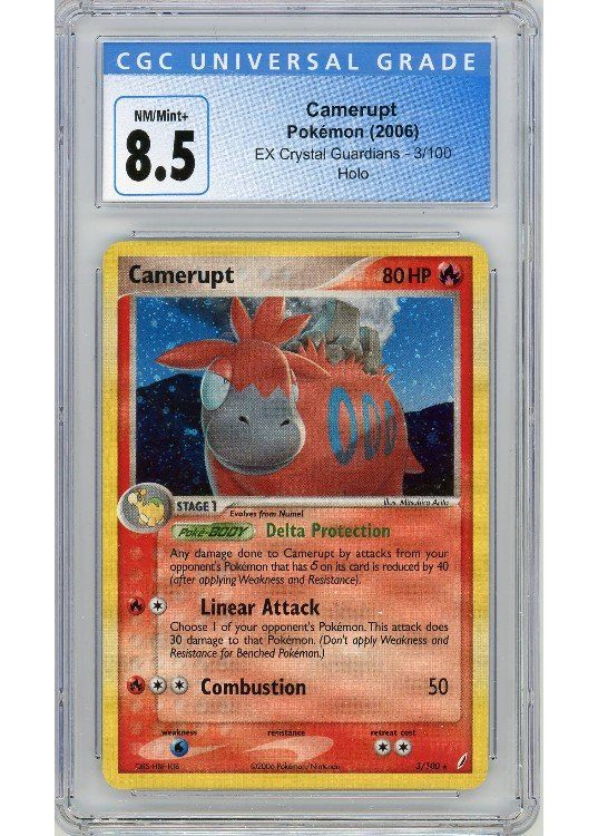 Camerupt 3/100 CGC 8.5