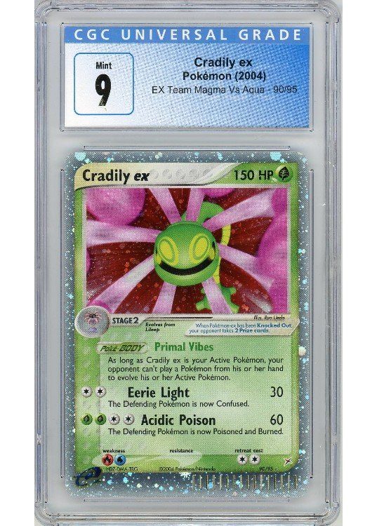 Cradily ex 90/95 CGC 9