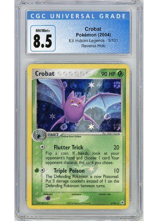 Crobat 3/101 Reverse Foil CGC 8.5