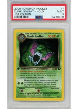 Dark Golbat 7/82 1st Edition PSA 9