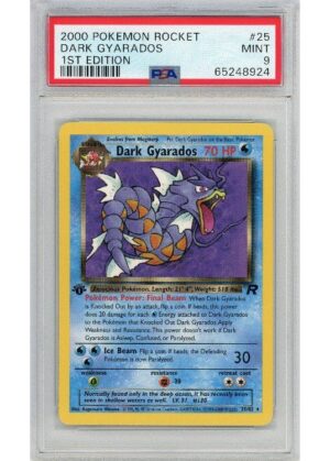 Dark Gyarados 25/82 1st Edition PSA 9
