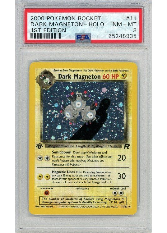 Dark Magneton – 11/82 – 1st Edition – PSA 8