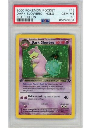 Dark Slowbro 12/82 1st Edition PSA 10