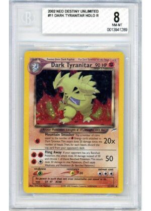 Dark Tyranitar 11/105 BGS 8