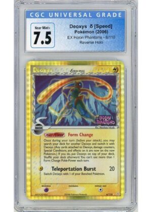 Deoxys &delta; 6/110 Reverse Foil CGC 7.5