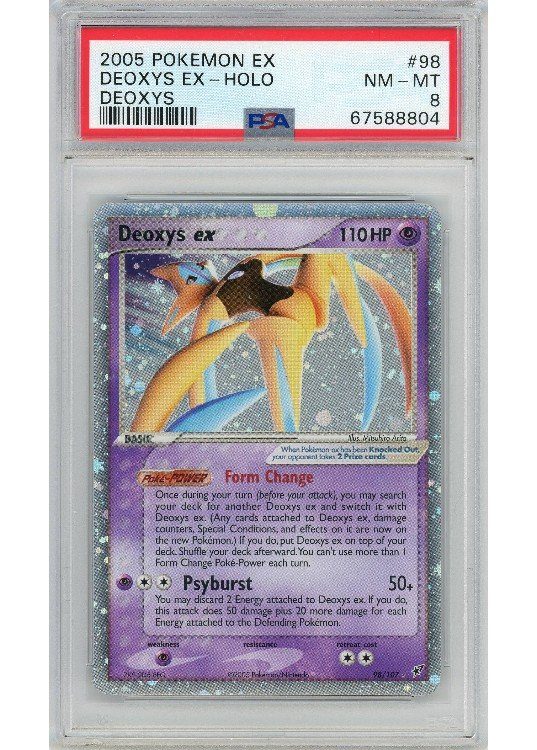 Deoxys ex 98/107 PSA 8