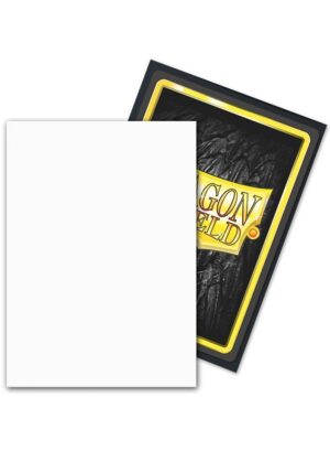 Dragon Shield matte dual (Hvid / Snow) Deck Protector Sleeves 100 stk. top-loading (63x88mm) - Dragon Shield standard sleeves matte dual (Hvid / Snow)