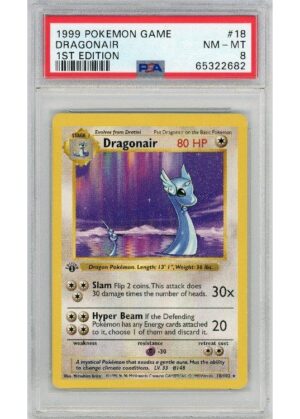 Dragonair 18/102 1st Edition PSA 8