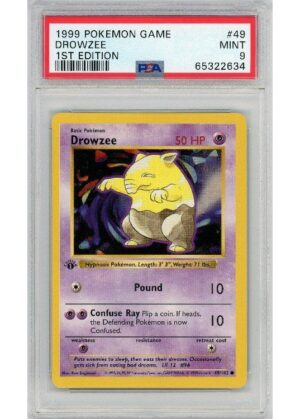 Drowzee 49/102 1st Edition PSA 9
