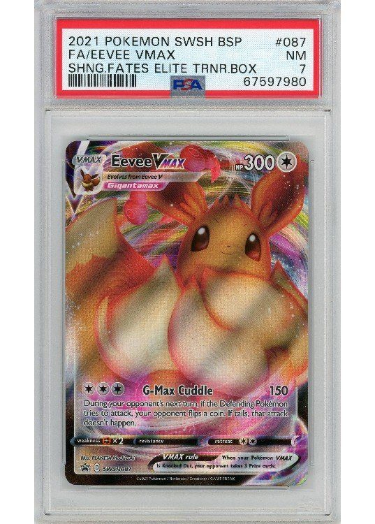 Eevee VMAX SWSH087 PSA 7