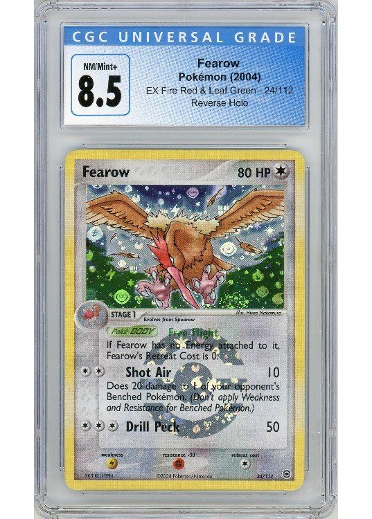Fearow – 24/110 – Reverse Foil – CGC 8.5