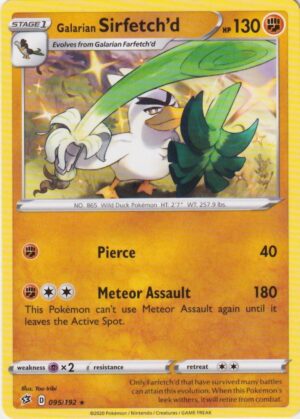Galarian Sirfetch'd - 095/192 - Non Holo