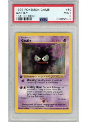 Gastly 50/102 1st Edition PSA 9
