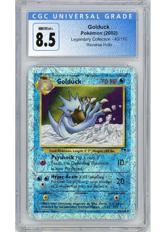 Golduck 43/110 Reverse Foil CGC 8.5